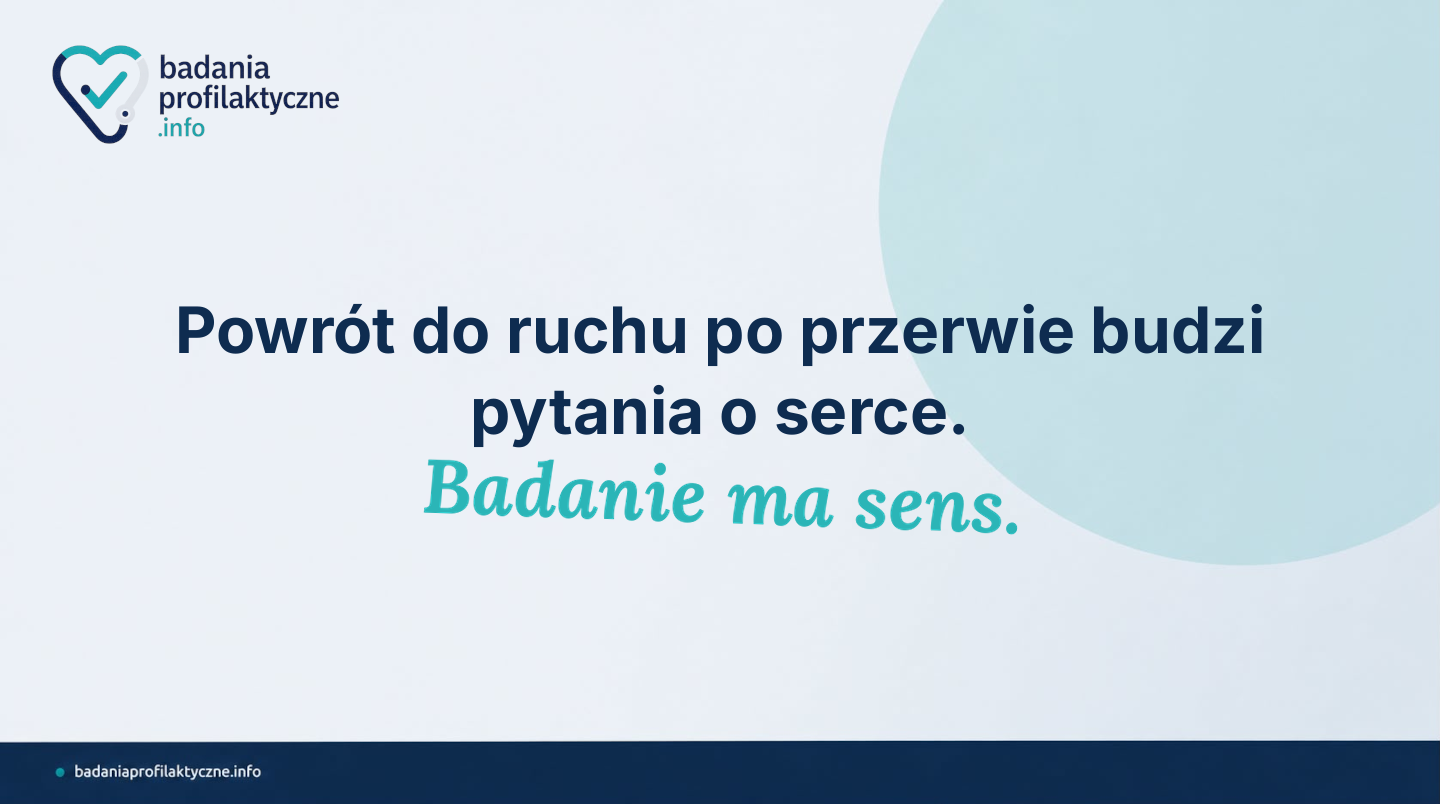 Badania przed aktywnością fizyczną u dorosłych — co sprawdzić?