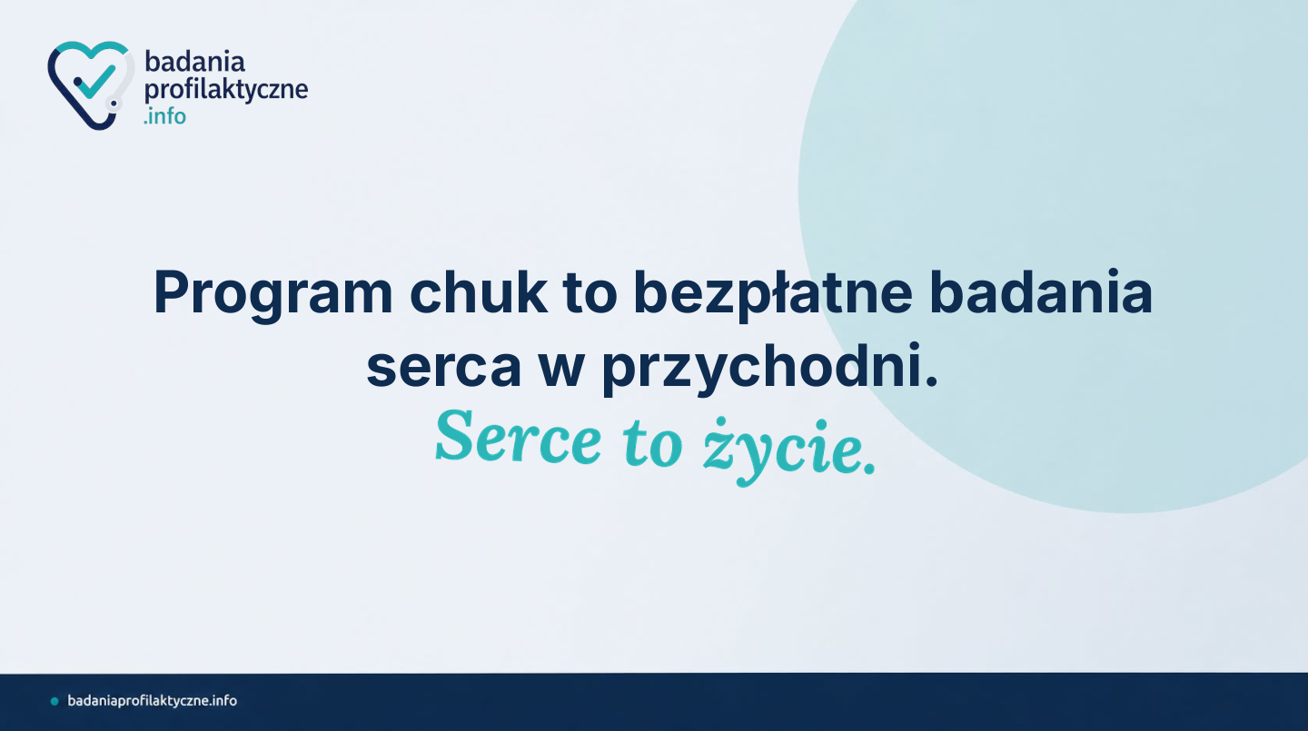 ChUK — bezpłatny program profilaktyki serca i naczyń w POZ