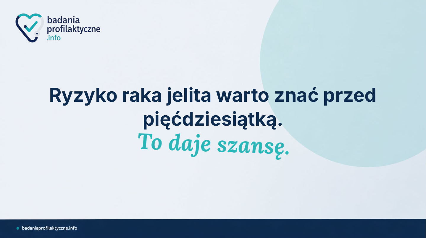 Rak jelita grubego — czynniki ryzyka, które warto znać przed pięćdziesiątką