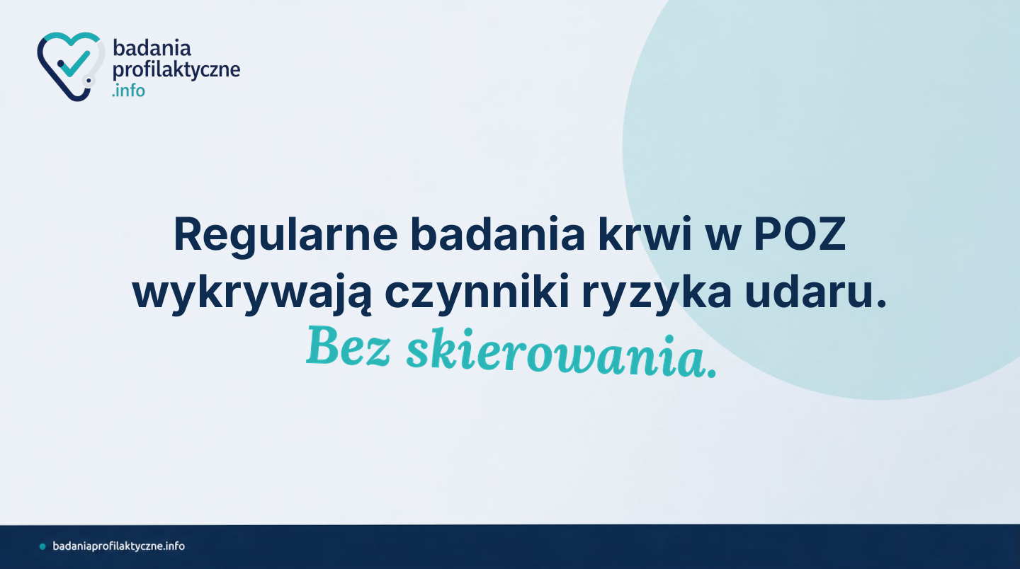 Profilaktyka udaru mózgu — czynniki ryzyka i badania bez skierowania