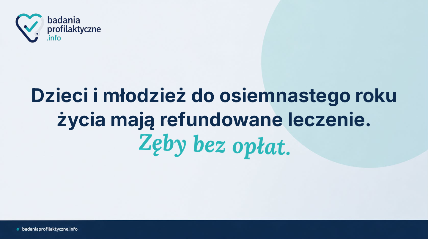 Stomatologia NFZ dla dzieci — co przysługuje bezpłatnie