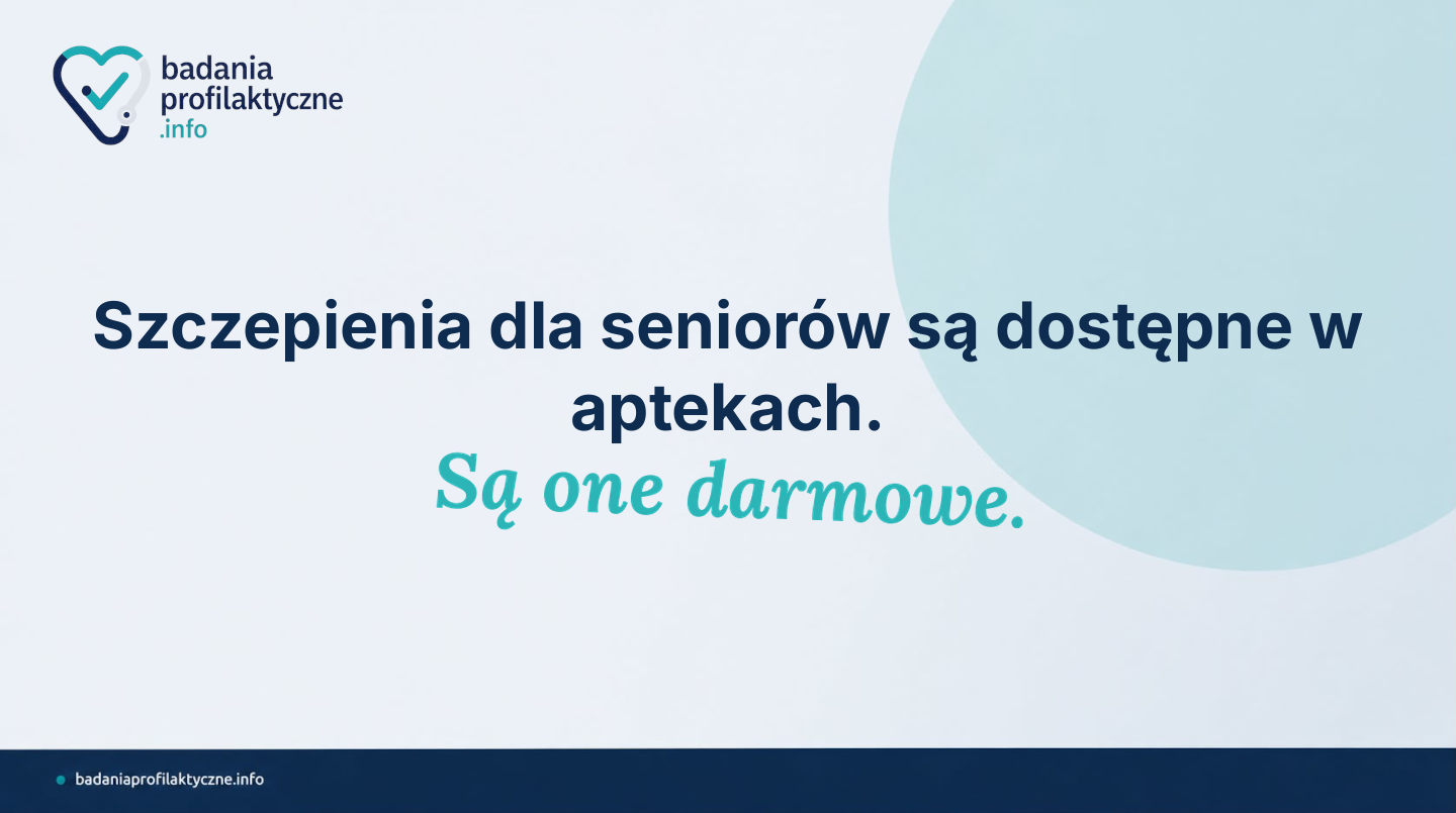 Bezpłatne szczepienia dla seniorów 65+ w NFZ — grypa, pneumokoki i półpasiec