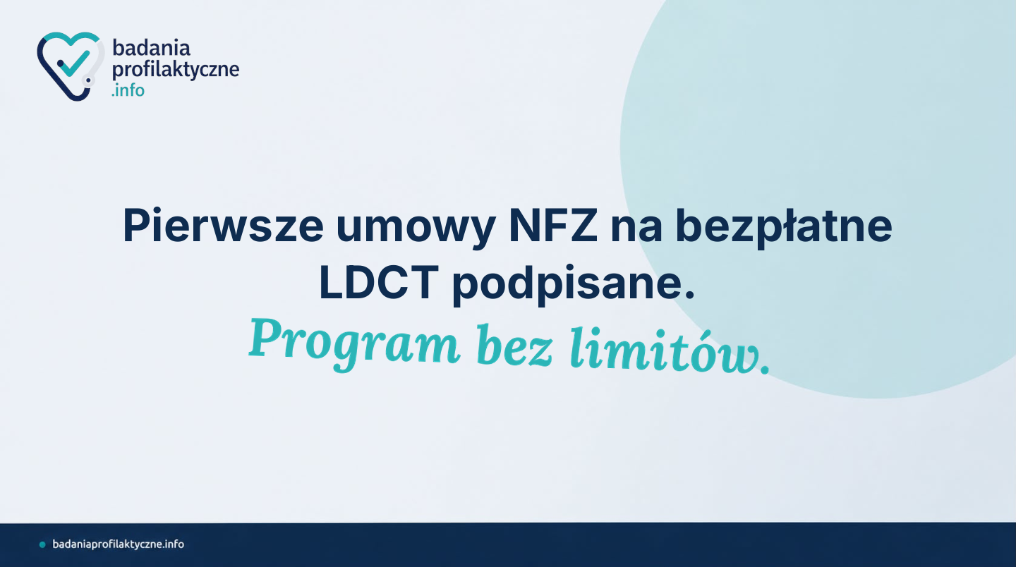 Od 2 października 2026 r. NFZ podpisał pierwsze umowy na bezpłatne badanie LDCT płuc. Które województwa działają teraz, gdzie szukać placówki i jak się zgłosić.